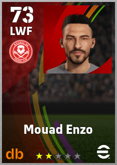 Mouad Enzo — LWF, OVR 73, MAX 73