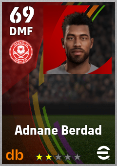 Adnane Berdad eFootball player card