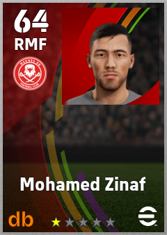 Mohamed Zinaf eFootball player card