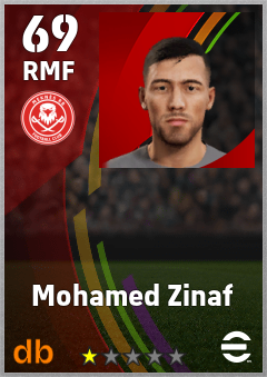 Mohamed Zinaf eFootball player card