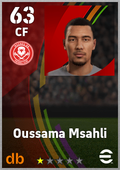 Oussama Msahli eFootball player card