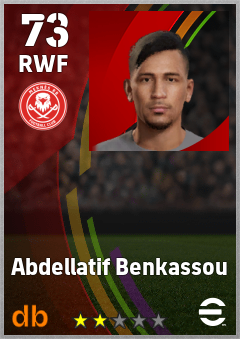 Abdellatif Benkassou — RWF, OVR 73, MAX 73