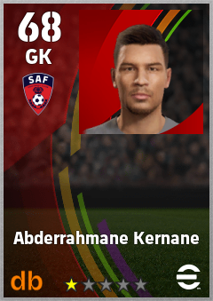 Abderrahmane Kernane eFootball player card
