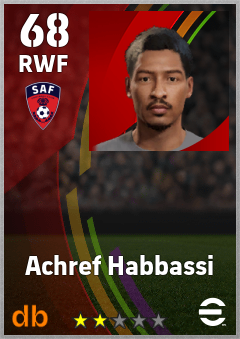 Achref Habbassi — RWF, OVR 68, MAX 68