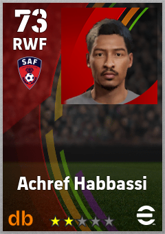 Achref Habbassi — RWF, OVR 73, MAX 73