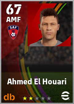 Ahmed El Houari — AMF, OVR 67, MAX 67