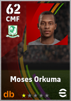 Moses Orkuma eFootball player card