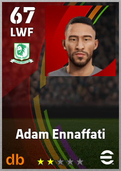 Adam Ennaffati — LWF, OVR 67, MAX 67
