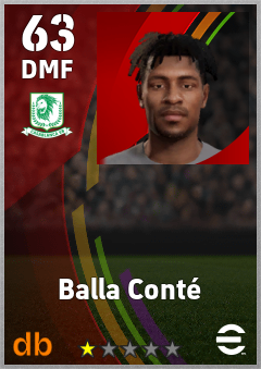 Balla Conté eFootball player card