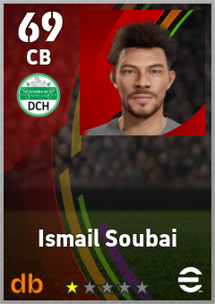 Ismail Soubai — CB, OVR 69, MAX 69