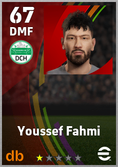Youssef Fahmi — DMF, OVR 67, MAX 67