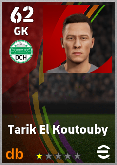 Tarik El Koutouby — GK, OVR 62, MAX 62