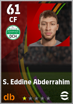 S. Eddine Abderrahim — CF, OVR 61, MAX 61