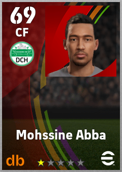 Mohssine Abba — CF, OVR 69, MAX 69