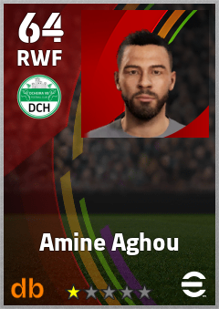Amine Aghou eFootball player card