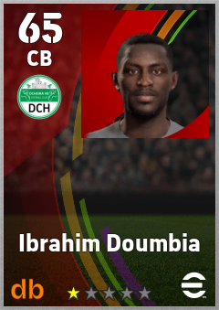 Ibrahim Doumbia — CB, OVR 65, MAX 65
