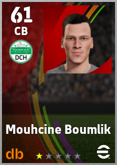 Mouhcine Boumlik — CB, OVR 61, MAX 61