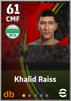Khalid Raiss eFootball player card