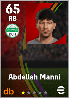 Abdellah Manni eFootball player card