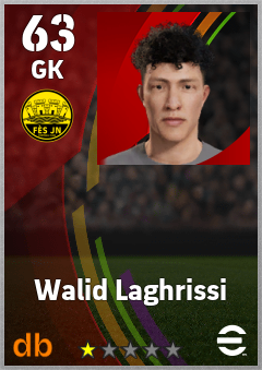 Walid Laghrissi eFootball player card