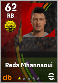 Reda Mhannaoui eFootball player card