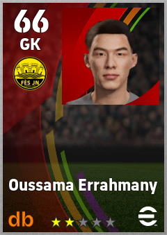Oussama Errahmany eFootball player card