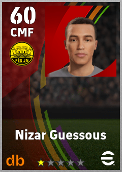 Nizar Guessous — CMF, OVR 60, MAX 60