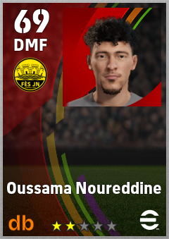 Oussama Noureddine — DMF, OVR 69, MAX 69
