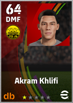 Akram Khlifi eFootball player card