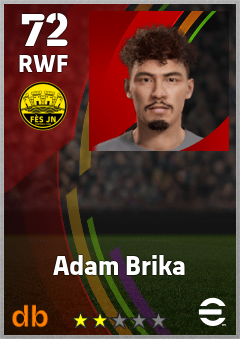 Adam Brika eFootball player card
