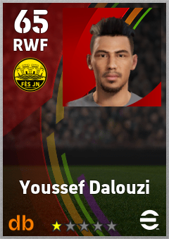 Youssef Dalouzi — RWF, OVR 65, MAX 65