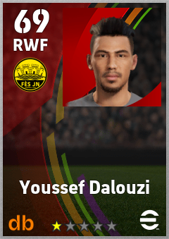 Youssef Dalouzi eFootball player card