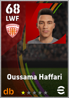 Oussama Haffari eFootball player card