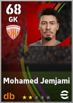 Mohamed Jemjami — GK, OVR 68, MAX 68