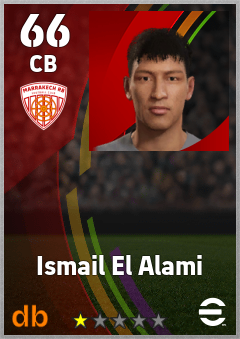 Ismail El Alami eFootball player card