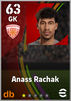 Anass Rachak eFootball player card