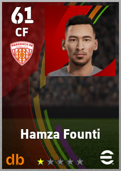 Hamza Founti eFootball player card