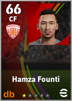 Hamza Founti eFootball player card