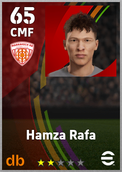 Hamza Rafa — CMF, OVR 65, MAX 65