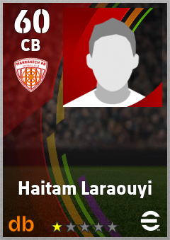 Haitam Laraouyi — CB, OVR 60, MAX 60