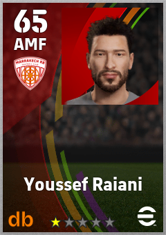 Youssef Raiani — AMF, OVR 65, MAX 65