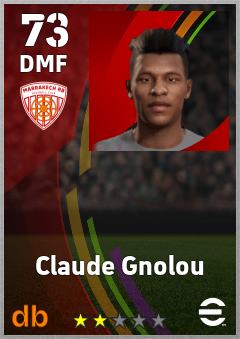 Claude Gnolou — DMF, OVR 73, MAX 73