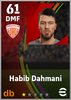 Habib Dahmani eFootball player card