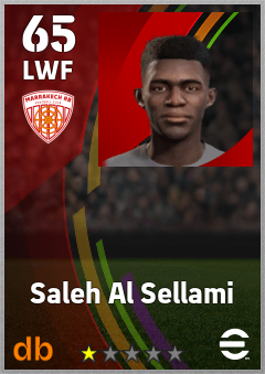 Saleh Al Sellami — LWF, OVR 65, MAX 65