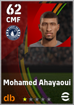 Mohamed Ahayaoui eFootball player card