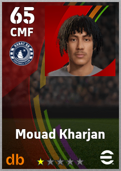 Mouad Kharjan — CMF, OVR 65, MAX 65