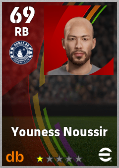 Youness Noussir — RB, OVR 69, MAX 69