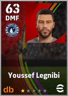 Youssef Legnibi — DMF, OVR 63, MAX 63