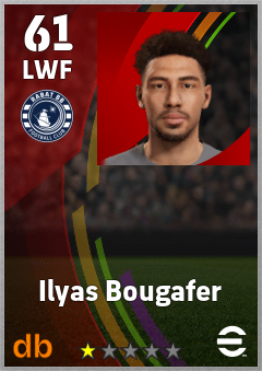 Ilyas Bougafer eFootball player card