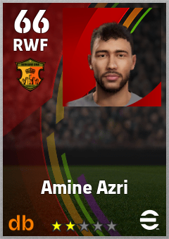Amine Azri eFootball player card